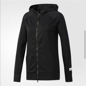 Adidas x Reigning Champ Z.N.E. hoodie in black. Size L